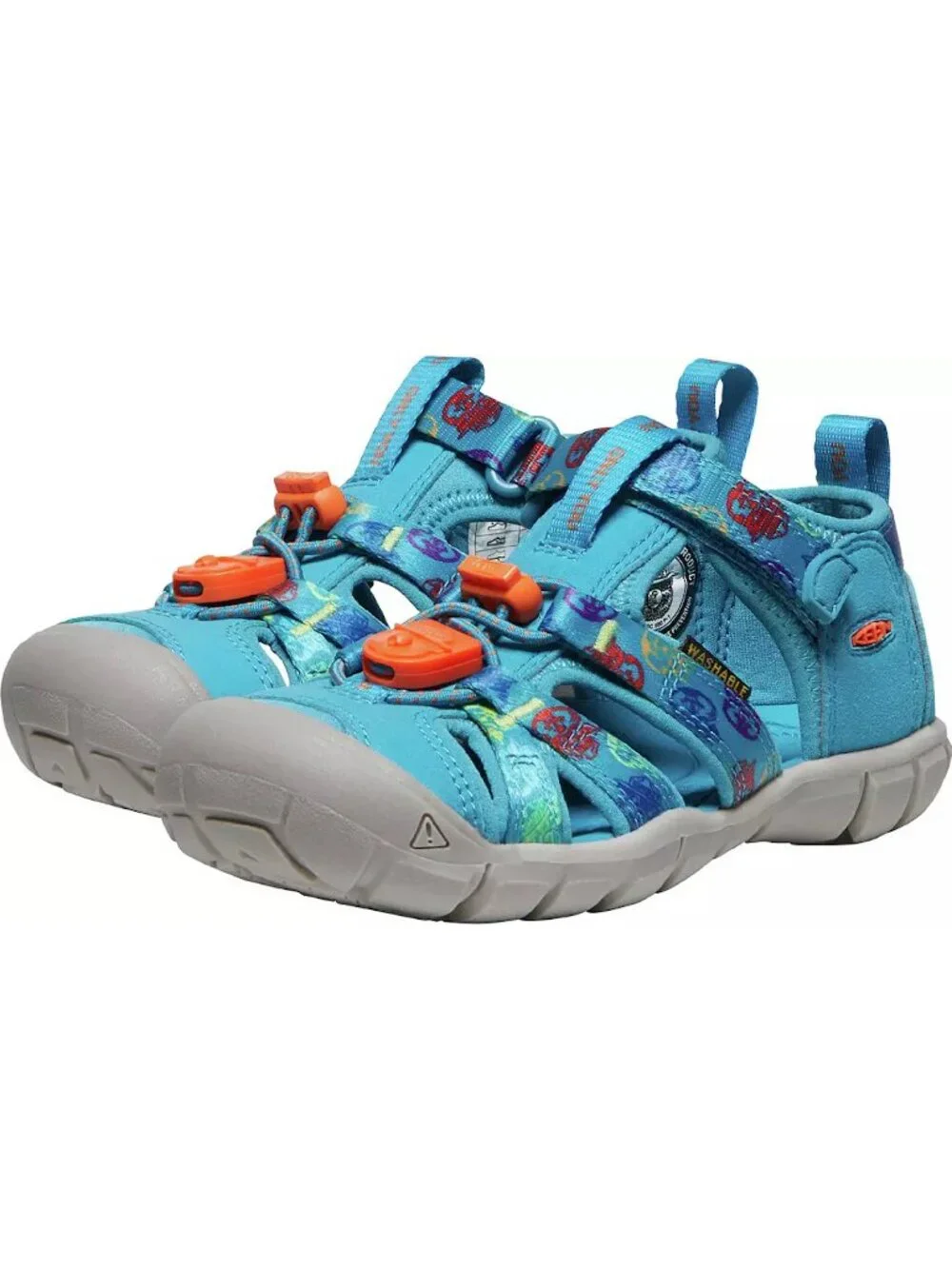 Big Boy Keen Seacamp II in Smokey Bear Fjord Blue Sandal Water Shoes 5